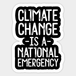 Climate Change Is A State Emergency Sticker